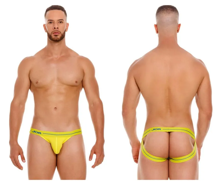 Clothing_Jor_Mens Underwear JOR 2054 Daily Jockstrap Color Yellow