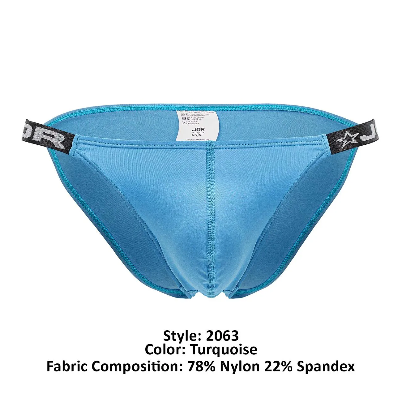 Clothing_Jor_Mens Underwear JOR 2063 Eros Bikini Color Turquoise