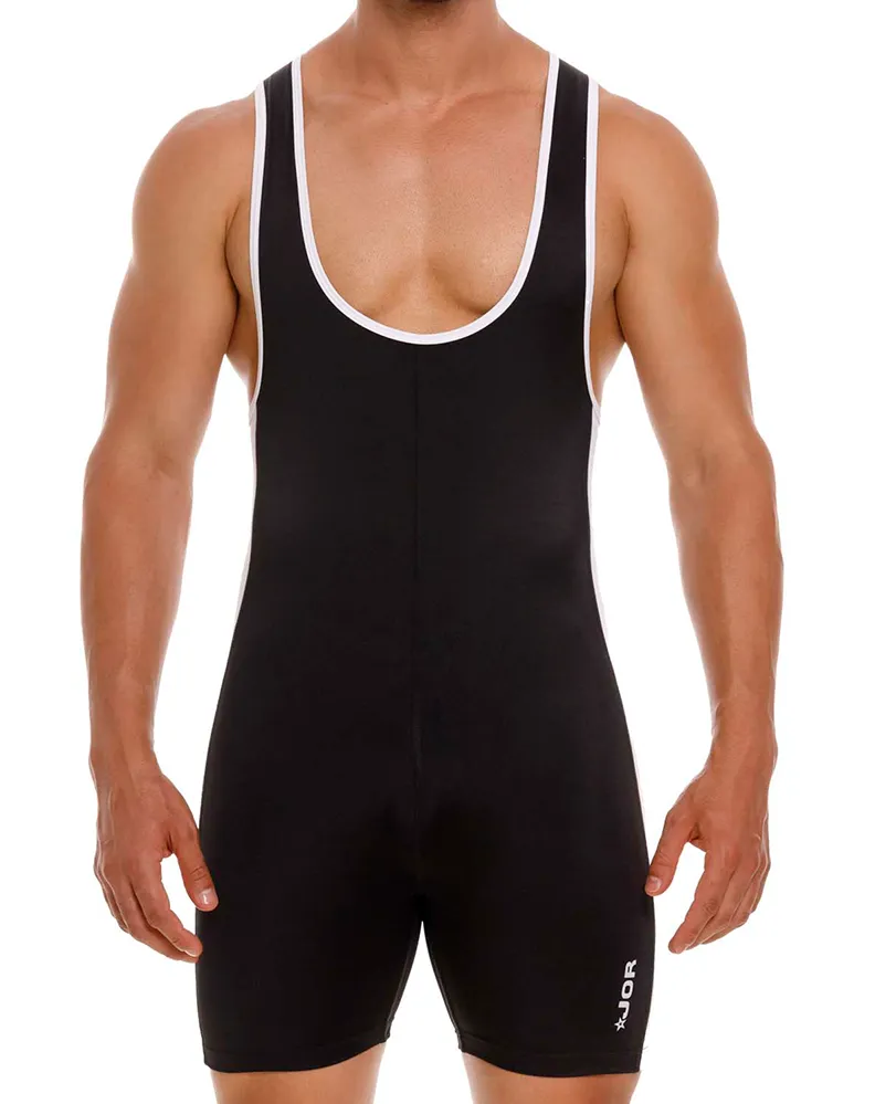 Clothing_Jor_Mens Underwear Jor 2133 Fighter Bodysuit Black