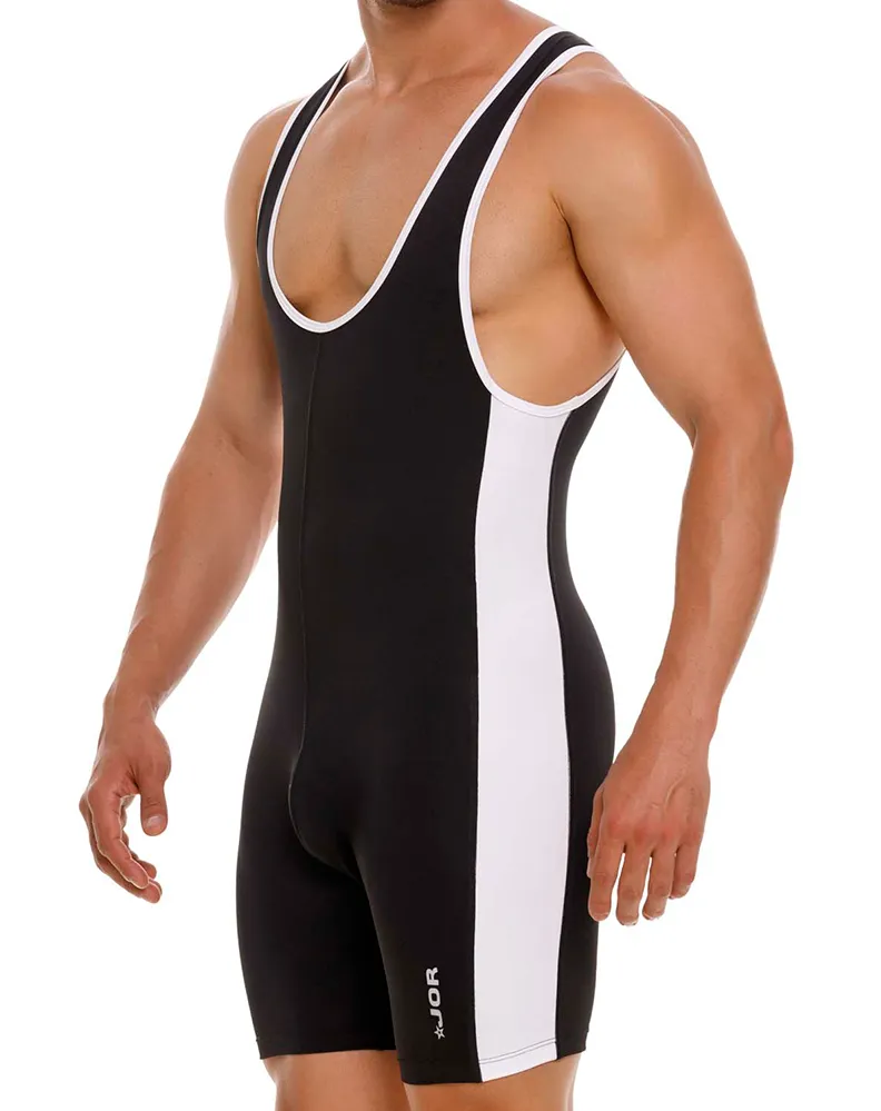 Clothing_Jor_Mens Underwear Jor 2133 Fighter Bodysuit Black