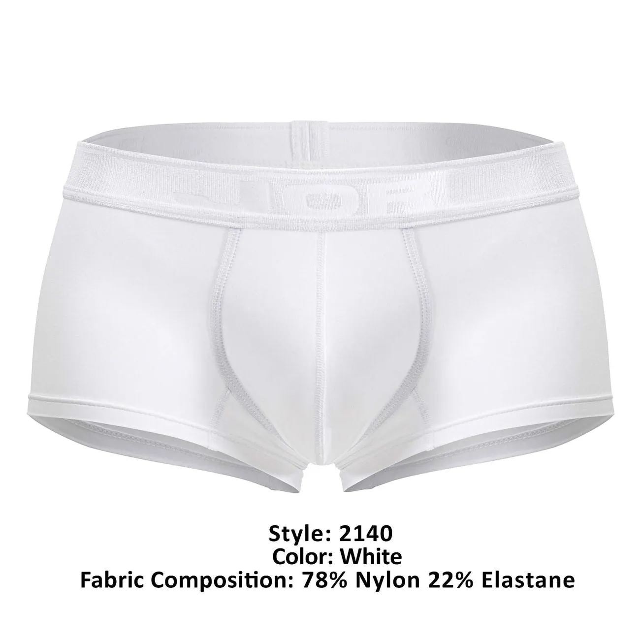 Clothing_Jor_Mens Underwear JOR 2140 Element Trunks Color White