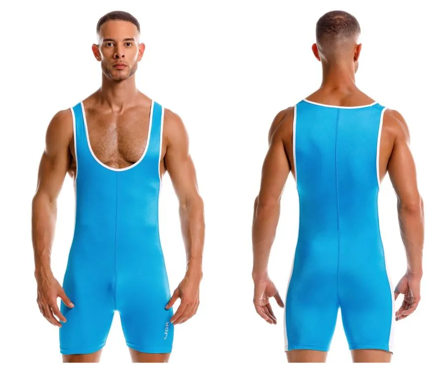 Clothing_Jor_Mens Underwear JOR 2216 Fighter Bodysuit Color Turquoise