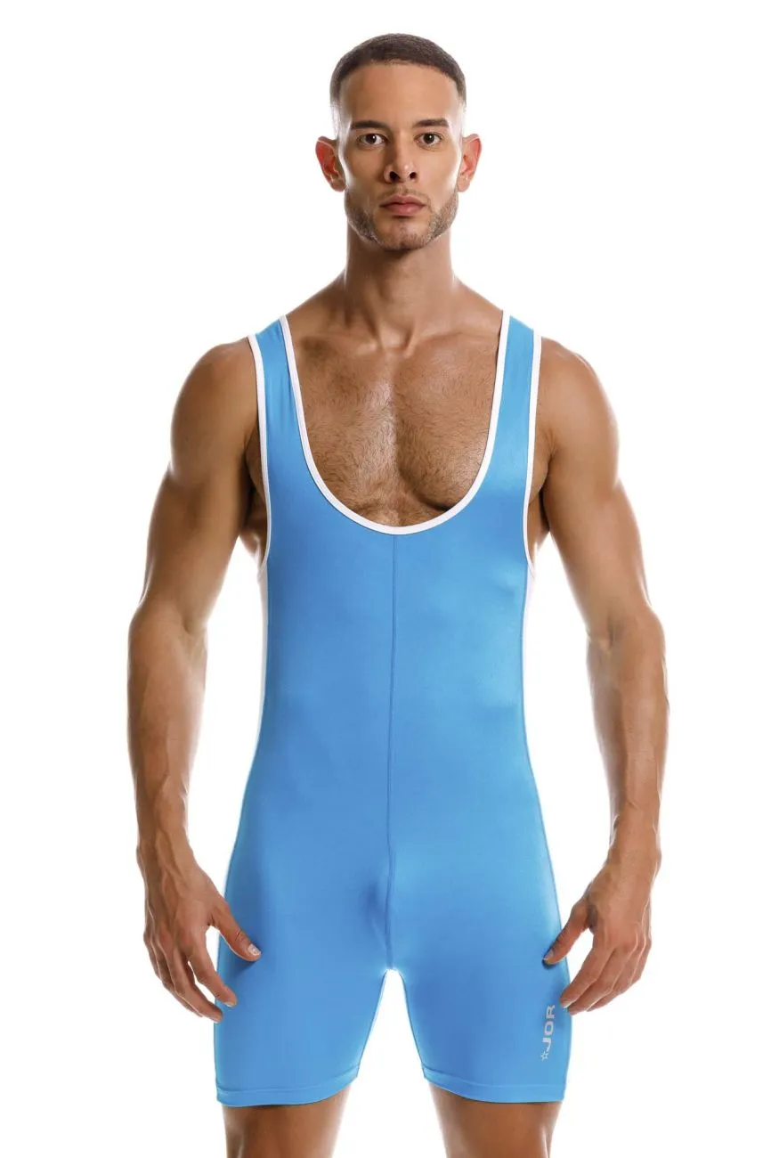 Clothing_Jor_Mens Underwear JOR 2216 Fighter Bodysuit Color Turquoise
