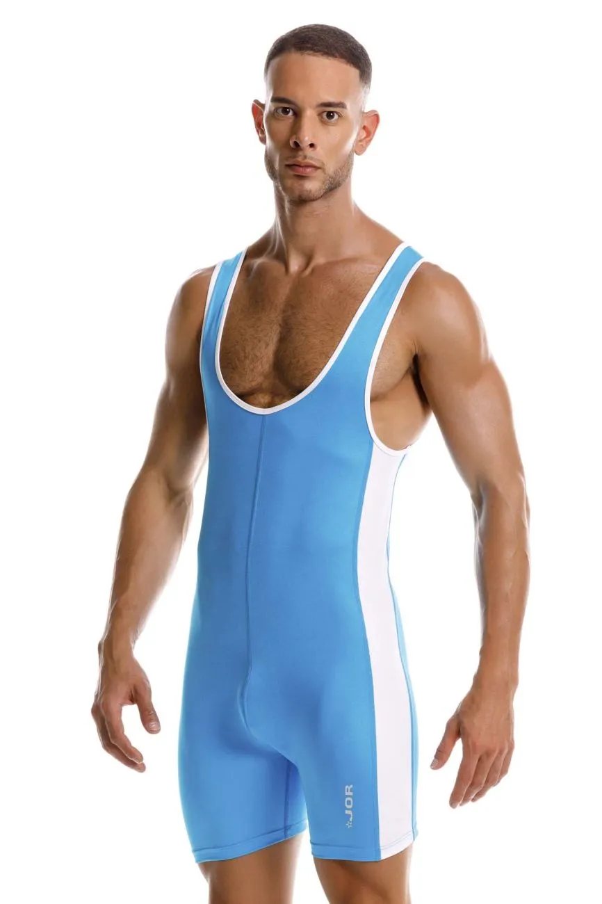 Clothing_Jor_Mens Underwear JOR 2216 Fighter Bodysuit Color Turquoise