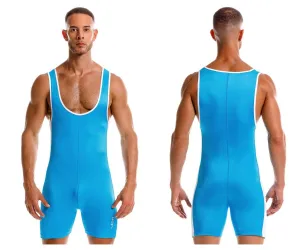 Clothing_Jor_Mens Underwear JOR 2216 Fighter Bodysuit Color Turquoise