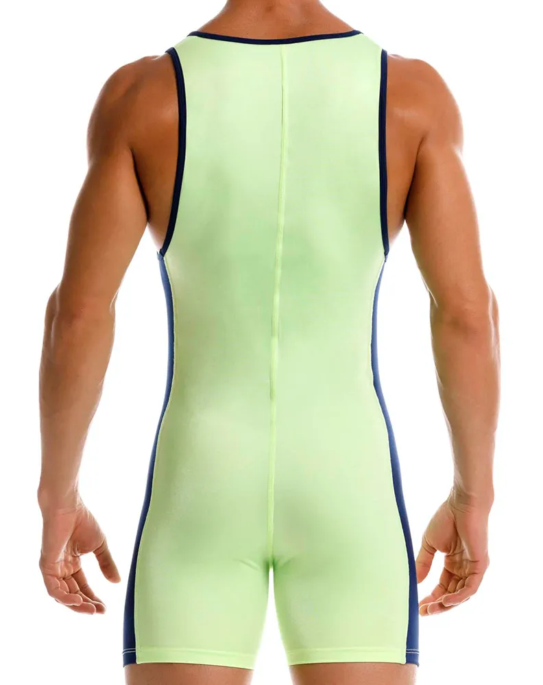 Clothing_Jor_Mens Underwear Jor 2216 Fighter Bodysuit Green