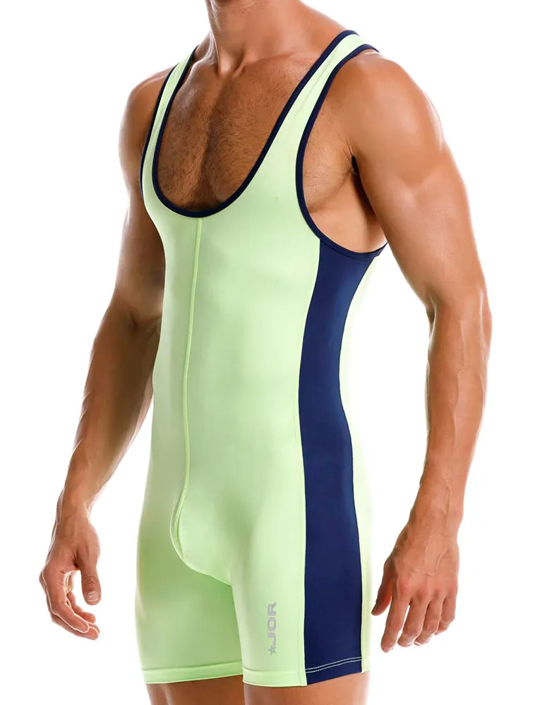 Clothing_Jor_Mens Underwear Jor 2216 Fighter Bodysuit Green