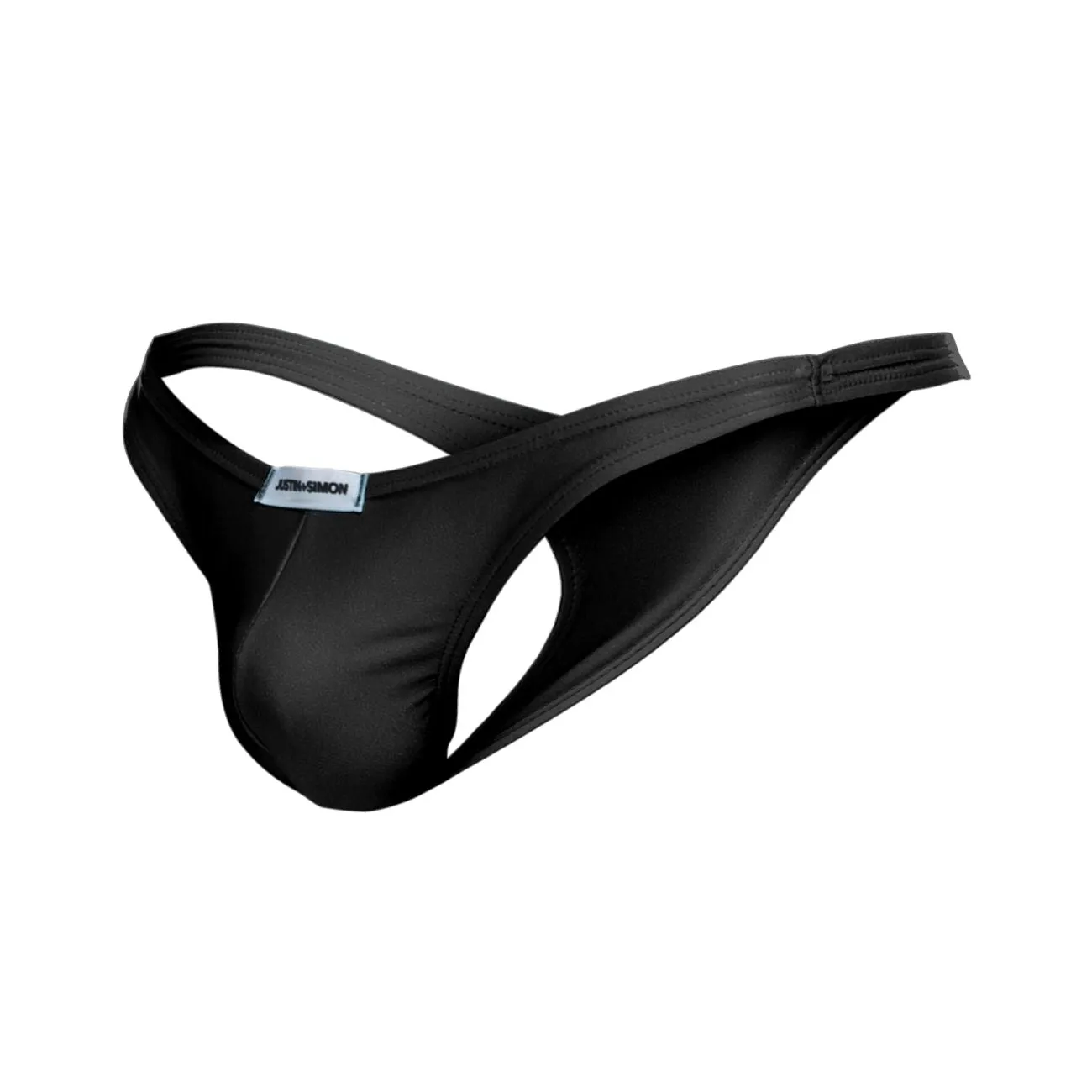 Clothing_Justin   Simon_Mens Underwear JUSTIN SIMON XSJ03 Classic Thongs Color Black