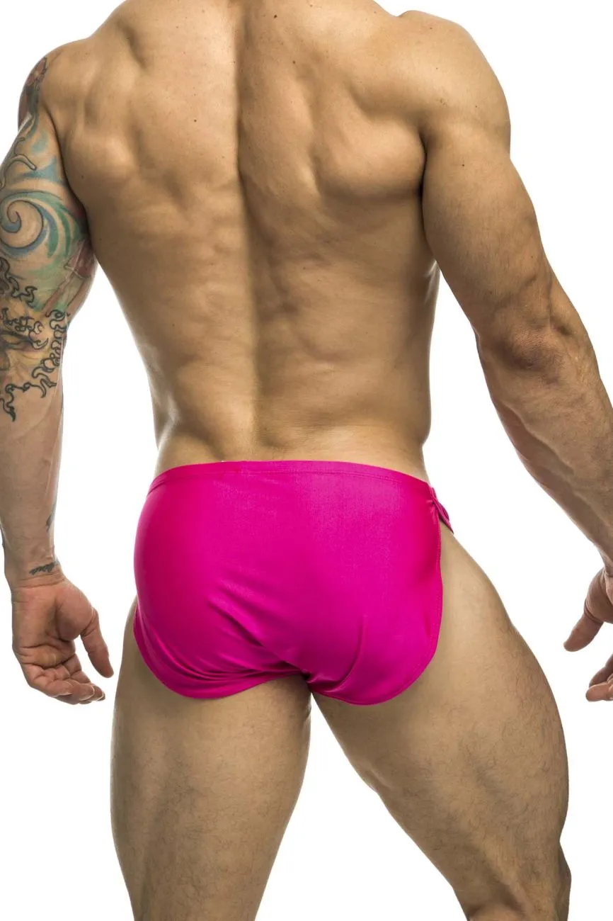 Clothing_Justin   Simon_Mens Underwear JUSTIN SIMON XSJ09 Running Shorts Color Hot Pink