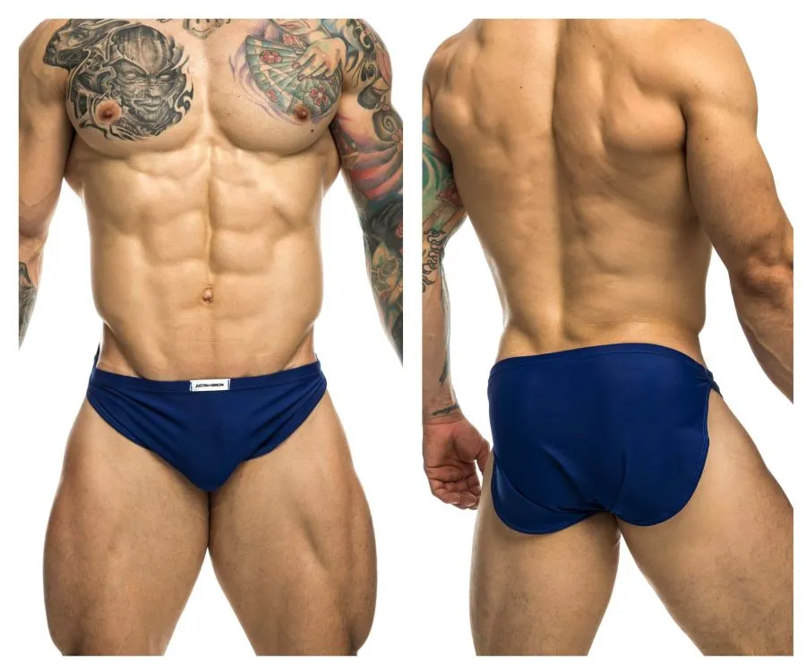 Clothing_Justin   Simon_Mens Underwear JUSTIN SIMON XSJ09 Running Shorts Color Royal Blue