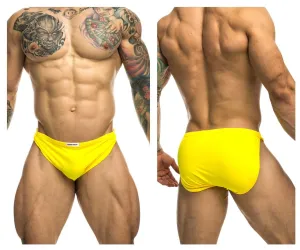 Clothing_Justin   Simon_Mens Underwear JUSTIN SIMON XSJ09 Running Shorts Color Yellow