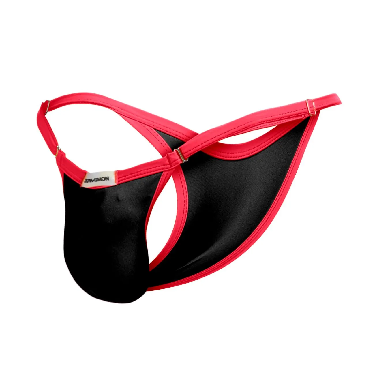 Clothing_Justin   Simon_Mens Underwear JUSTIN SIMON XSJ12 Bikini One Color Black