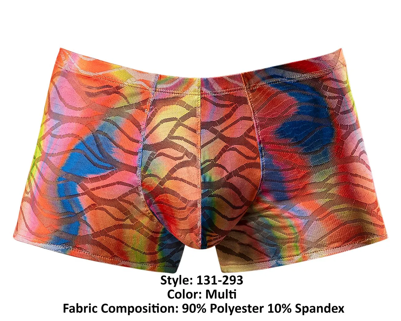 Clothing_Male Power_Mens Underwear Male Power 131-293 Your Lace Or Mine Pouch Short Color Multi