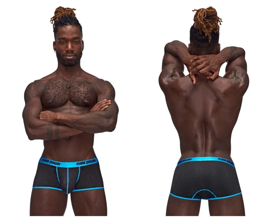 Clothing_Male Power_Mens Underwear Male Power 143-270 Casanova Uplift Mini Short Color Black