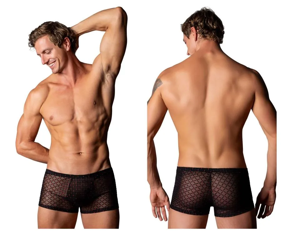 Clothing_Male Power_Mens Underwear Male Power 143-296 Widow Maker Mini Pouch Short Color Black