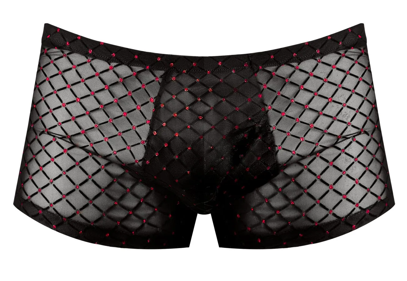 Clothing_Male Power_Mens Underwear Male Power 143-296 Widow Maker Mini Pouch Short Color Black