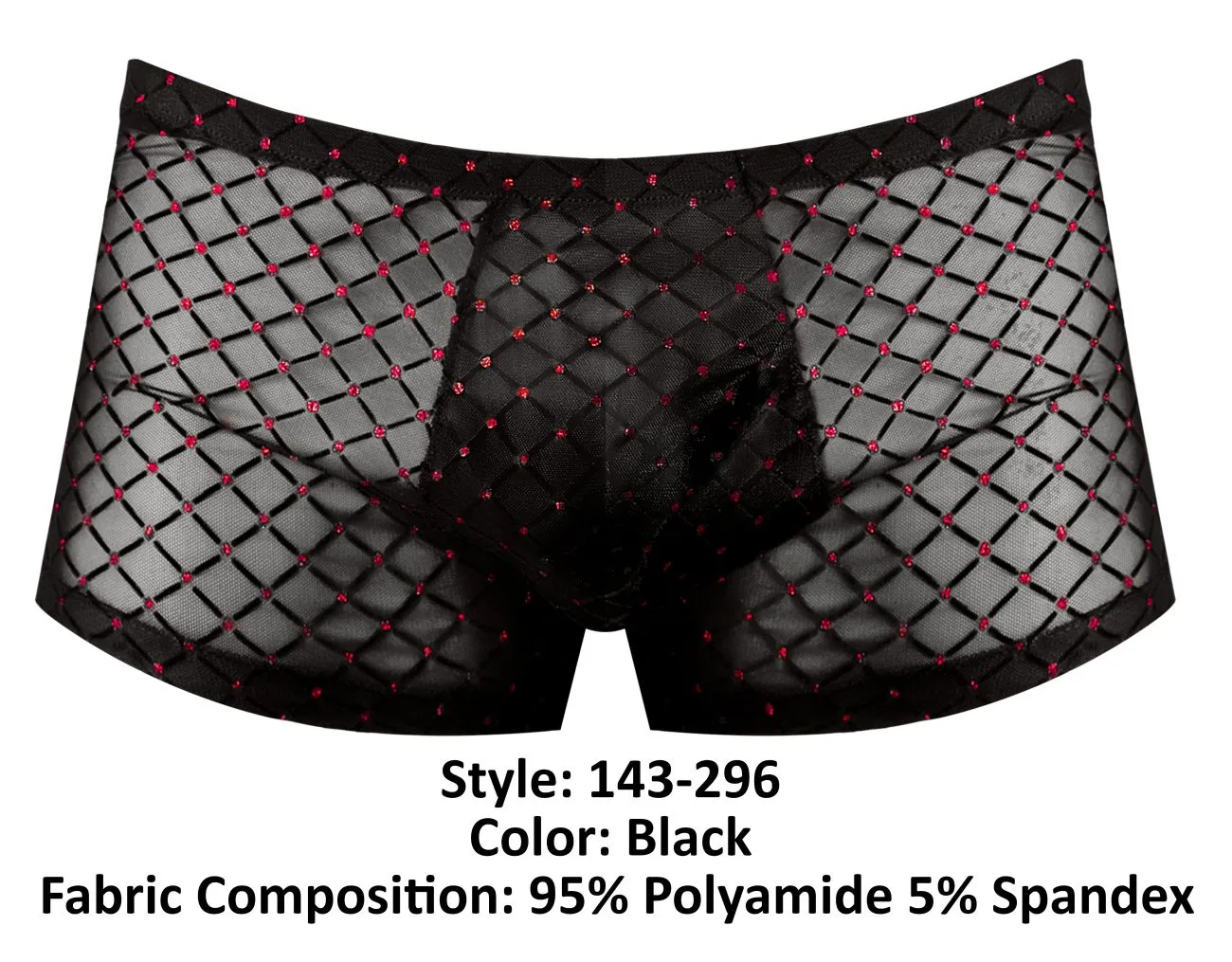 Clothing_Male Power_Mens Underwear Male Power 143-296 Widow Maker Mini Pouch Short Color Black