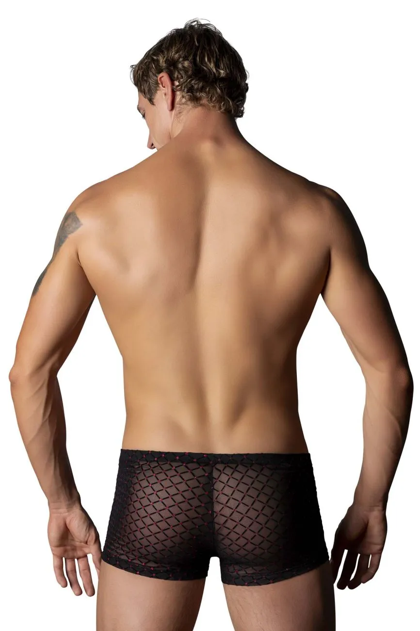 Clothing_Male Power_Mens Underwear Male Power 143-296 Widow Maker Mini Pouch Short Color Black