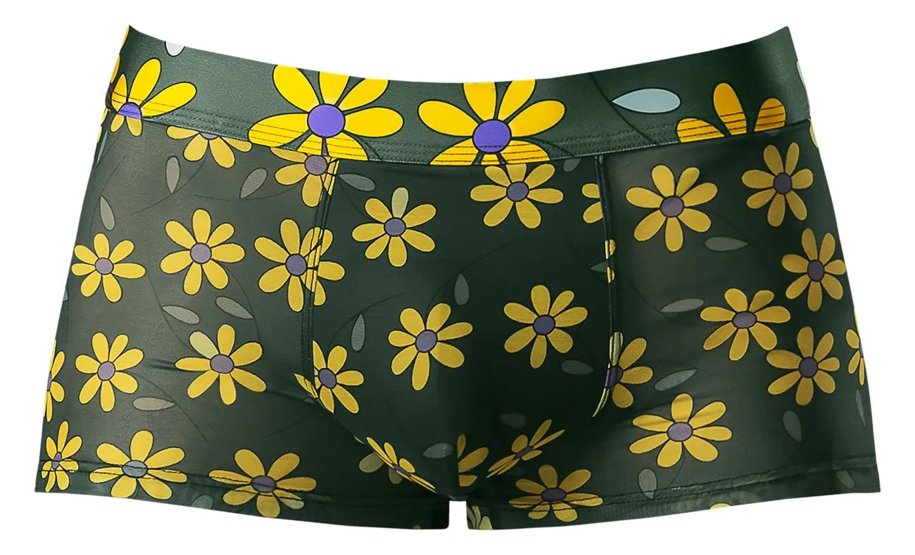 Clothing_Male Power_Mens Underwear Male Power 145-285 Petal Power Pouch Short Color Daisy Print