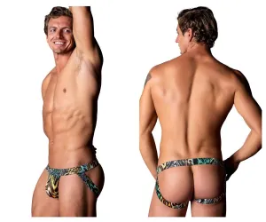 Clothing_Male Power_Mens Underwear Male Power 392-295 Go Wild Sport Jock Color Multi Animal