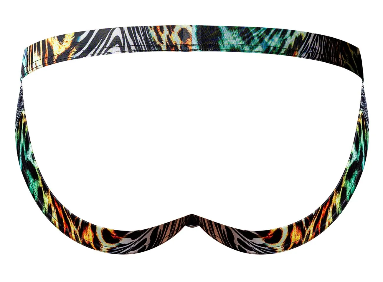 Clothing_Male Power_Mens Underwear Male Power 392-295 Go Wild Sport Jock Color Multi Animal