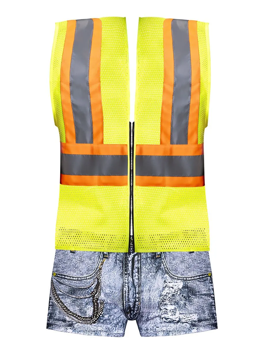 Clothing_Male Power_Mens Underwear Male Power MPC-010 Working Hard Costume Color Denim