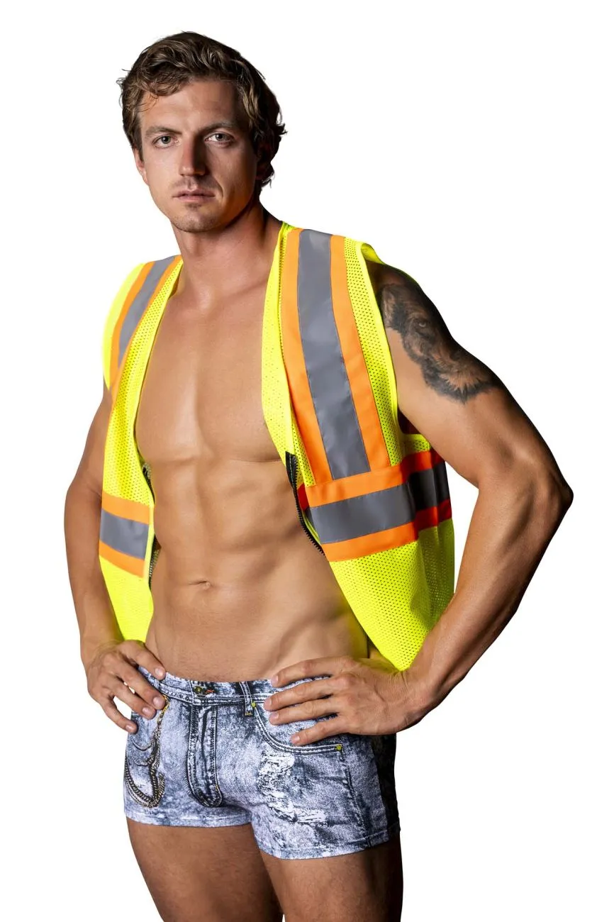 Clothing_Male Power_Mens Underwear Male Power MPC-010 Working Hard Costume Color Denim