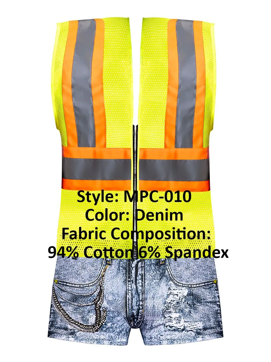 Clothing_Male Power_Mens Underwear Male Power MPC-010 Working Hard Costume Color Denim