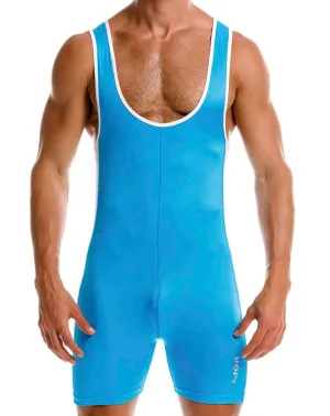 Clothing_Mundo Unico_Mens Underwear Jor 2216 Fighter Bodysuit Turquoise