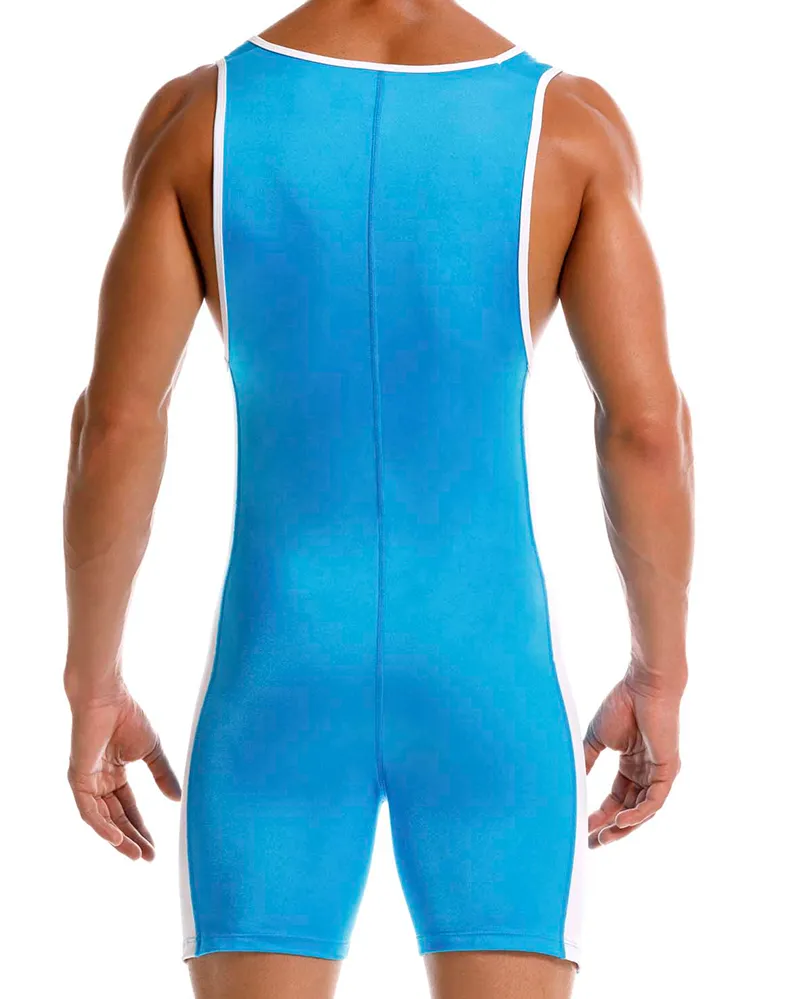 Clothing_Mundo Unico_Mens Underwear Jor 2216 Fighter Bodysuit Turquoise