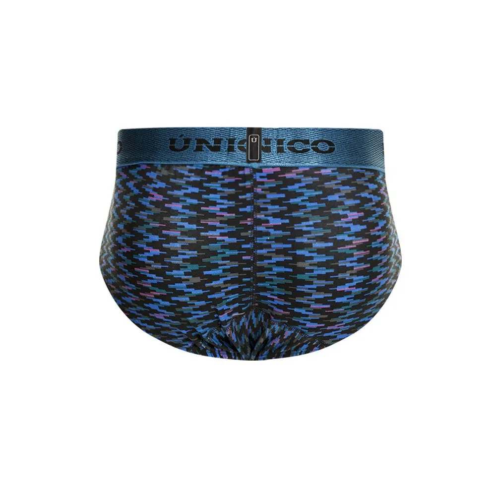Clothing_Mundo Unico_Mens Underwear Unico 23080101121 Filamento Briefs Color 46-Blue