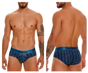 Clothing_Mundo Unico_Mens Underwear Unico 23080101121 Filamento Briefs Color 46-Blue