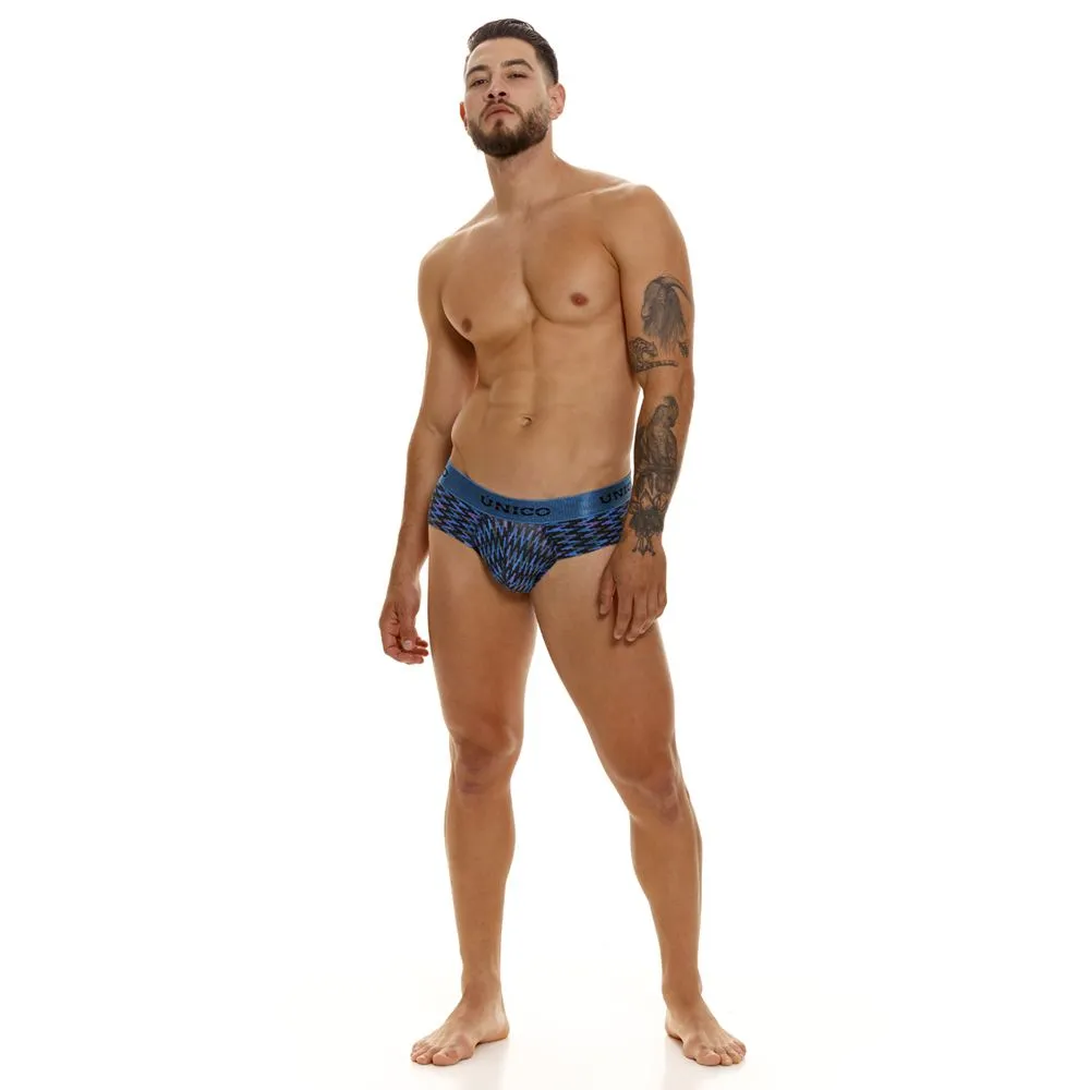 Clothing_Mundo Unico_Mens Underwear Unico 23080101121 Filamento Briefs Color 46-Blue