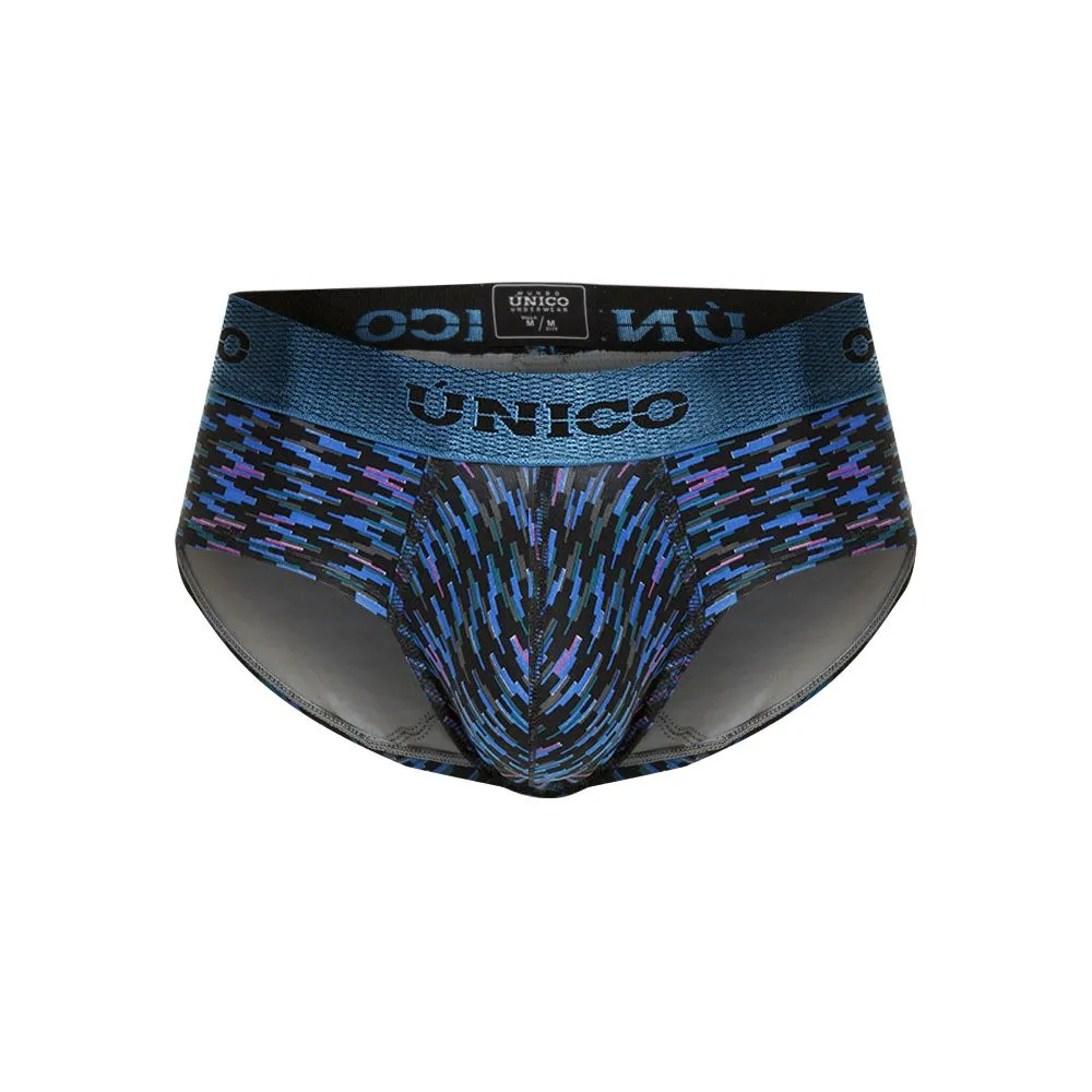 Clothing_Mundo Unico_Mens Underwear Unico 23080101121 Filamento Briefs Color 46-Blue