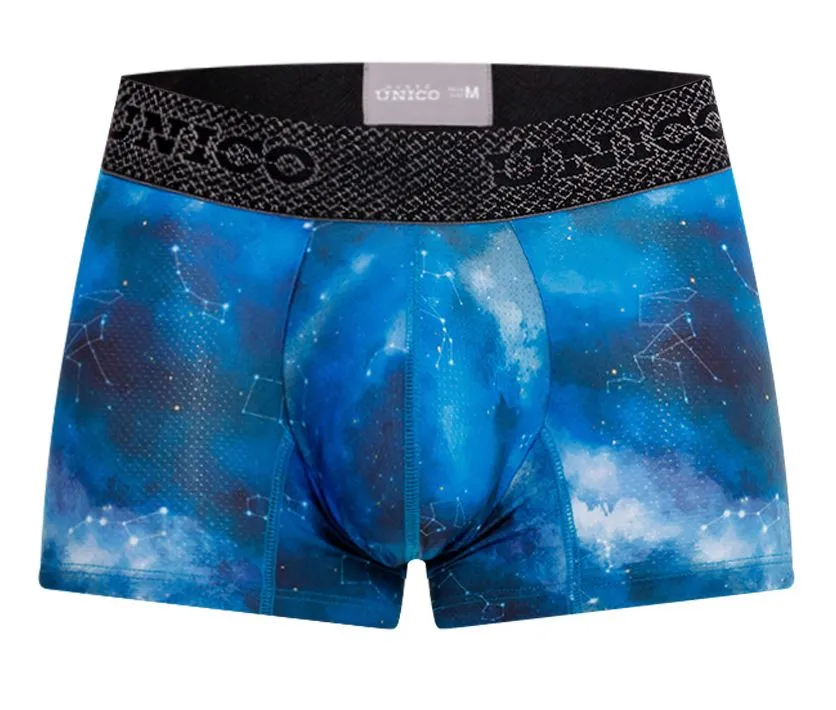 Clothing_Mundo Unico_Mens Underwear Unico 24080100110 Infinito Trunks Color 46-Blue