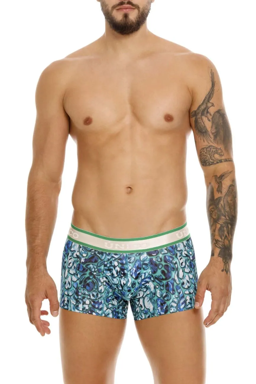 Clothing_Mundo Unico_Mens Underwear Unico 24100100101 Titanico Trunks Color 43-Blue