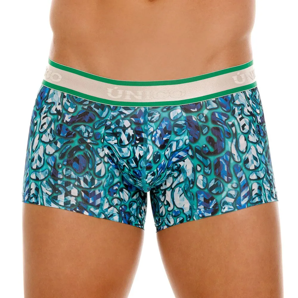 Clothing_Mundo Unico_Mens Underwear Unico 24100100101 Titanico Trunks Color 43-Blue