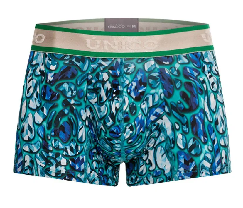 Clothing_Mundo Unico_Mens Underwear Unico 24100100101 Titanico Trunks Color 43-Blue