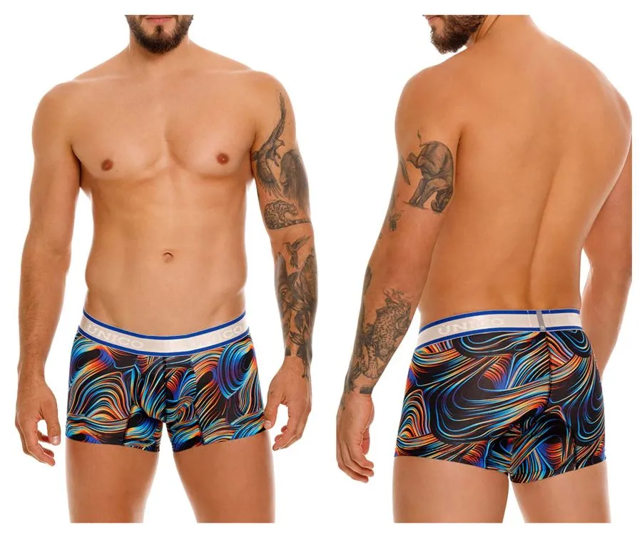 Clothing_Mundo Unico_Mens Underwear Unico 24100100104 Calamo Trunks Color 99-Black