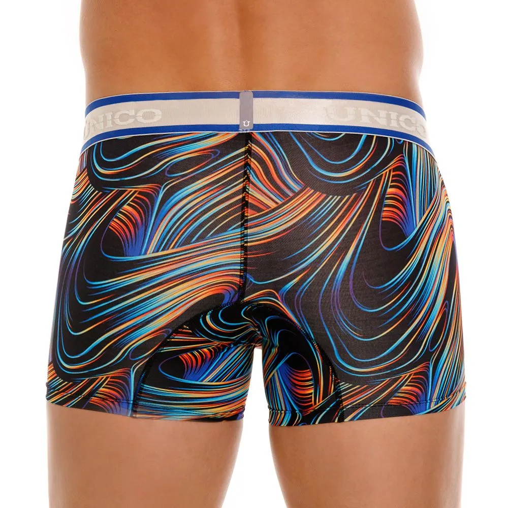 Clothing_Mundo Unico_Mens Underwear Unico 24100100104 Calamo Trunks Color 99-Black