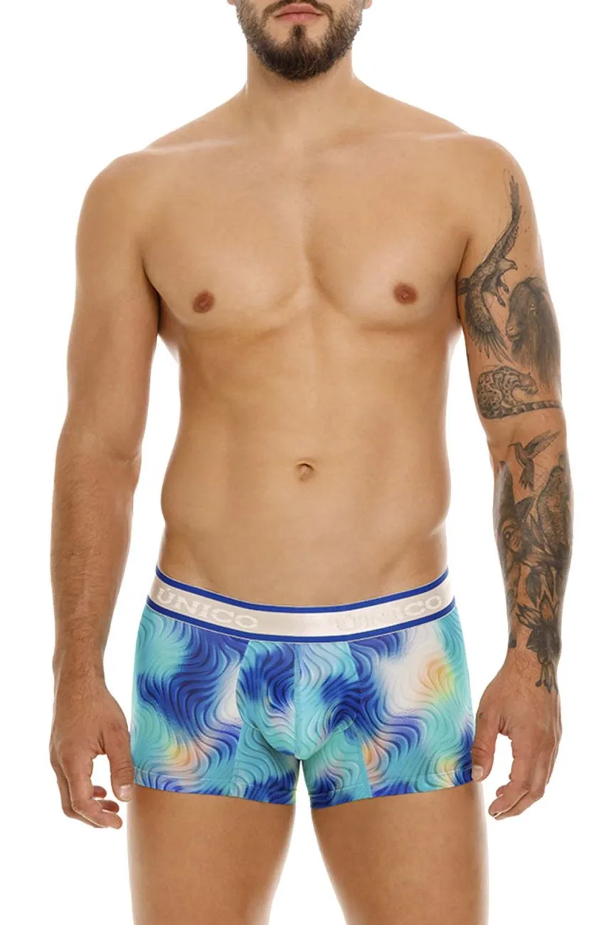 Clothing_Mundo Unico_Mens Underwear Unico 24100100105 Moscatel Trunks Color 46-Blue