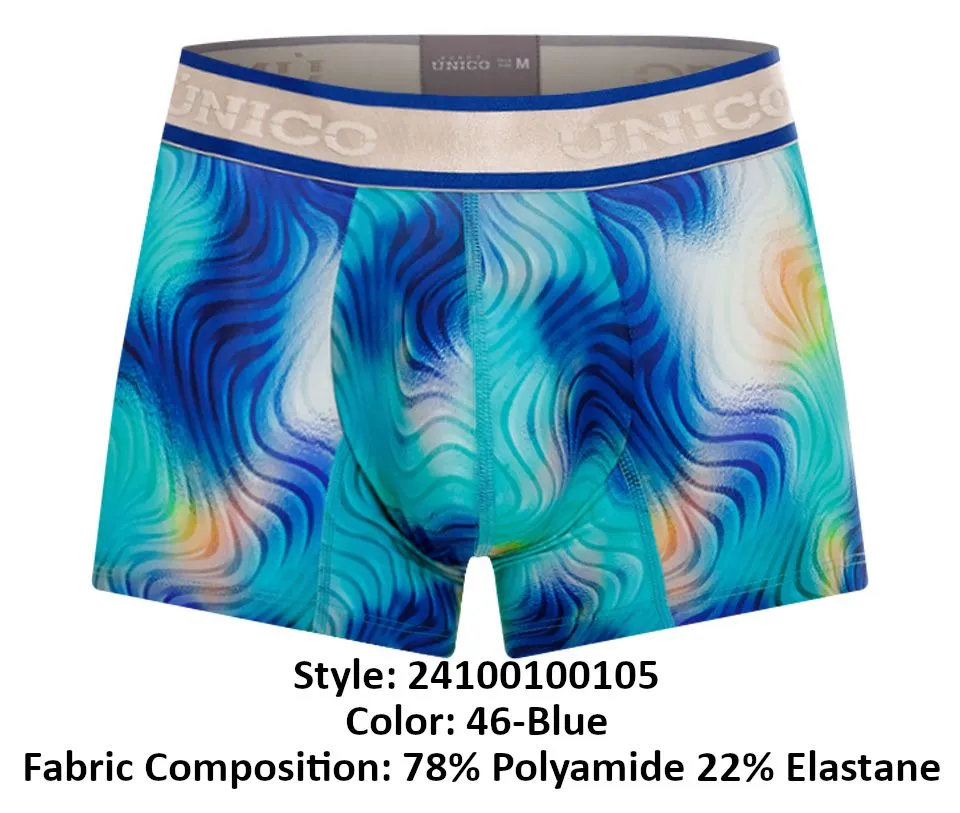 Clothing_Mundo Unico_Mens Underwear Unico 24100100105 Moscatel Trunks Color 46-Blue