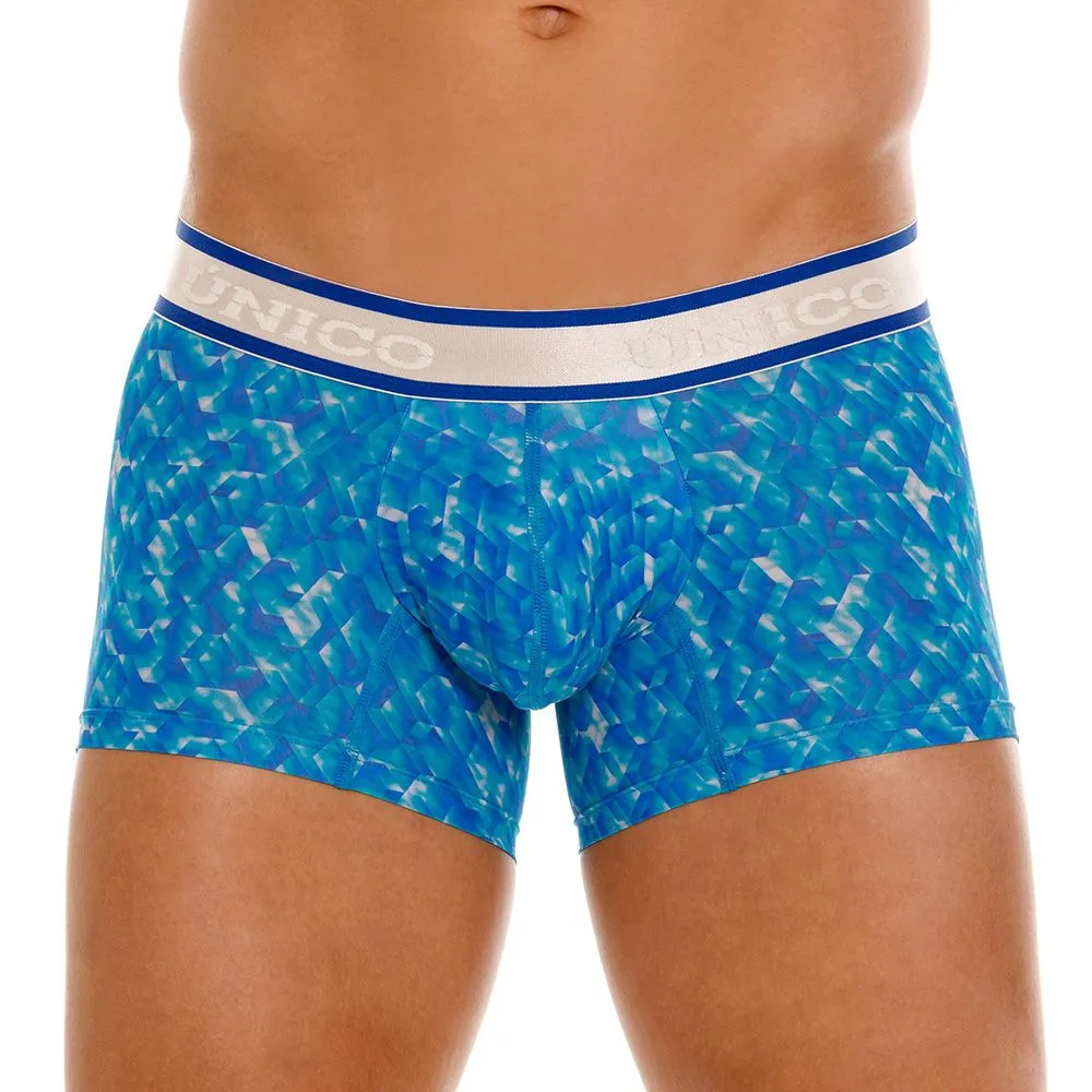 Clothing_Mundo Unico_Mens Underwear Unico 24100100106 Palindromo Trunks Color 46-Blue