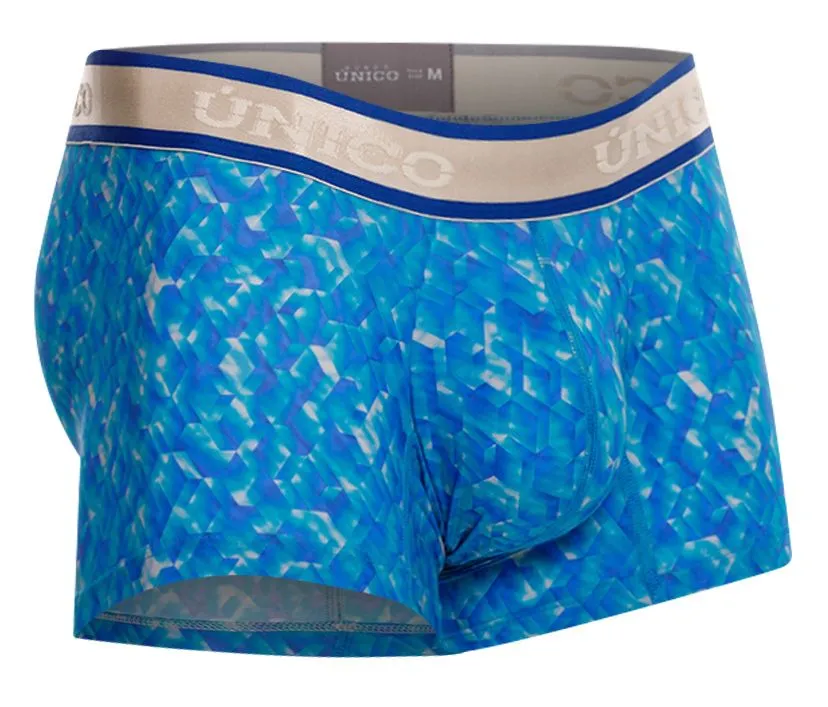 Clothing_Mundo Unico_Mens Underwear Unico 24100100106 Palindromo Trunks Color 46-Blue