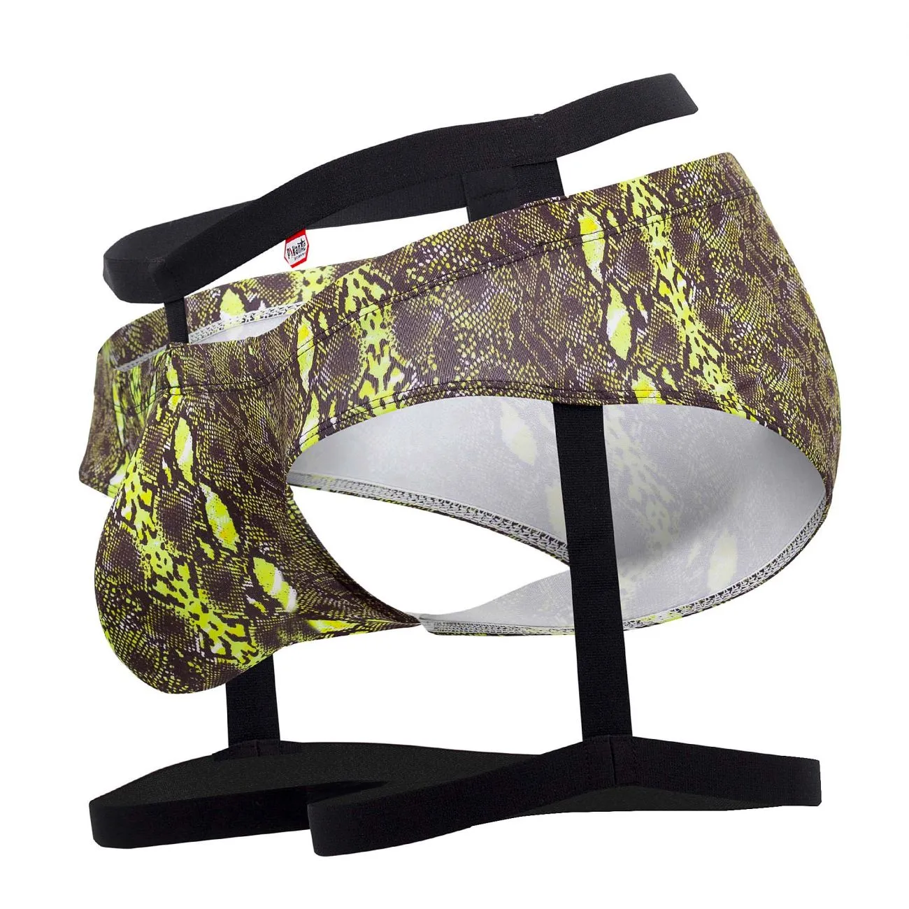 Clothing_Pikante_Mens Underwear Pikante PIK 0510 Neon Briefs Color Green