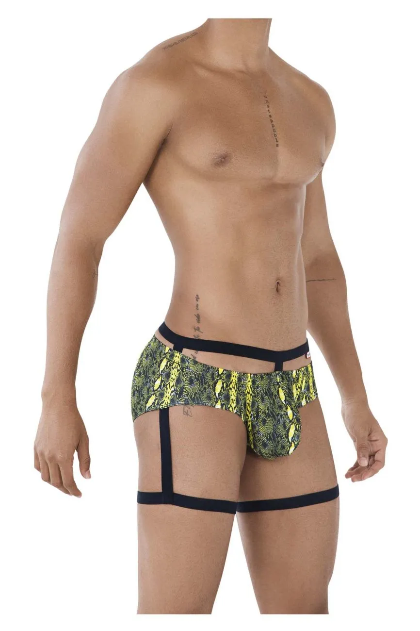 Clothing_Pikante_Mens Underwear Pikante PIK 0510 Neon Briefs Color Green