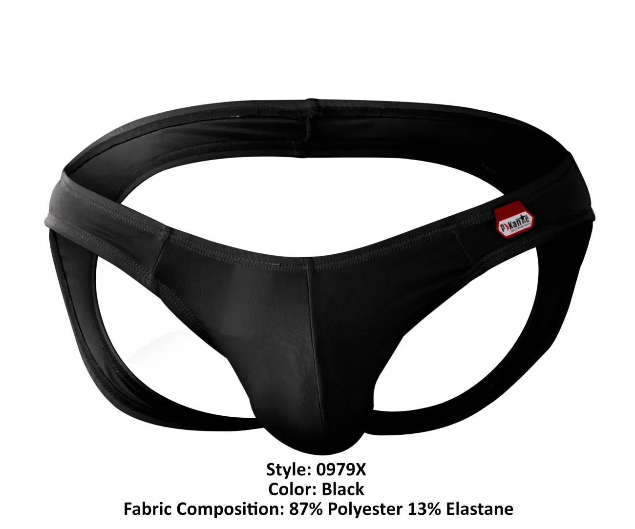 Clothing_Pikante_Mens Underwear Pikante PIK 0979X Angola Jockstrap Color Black