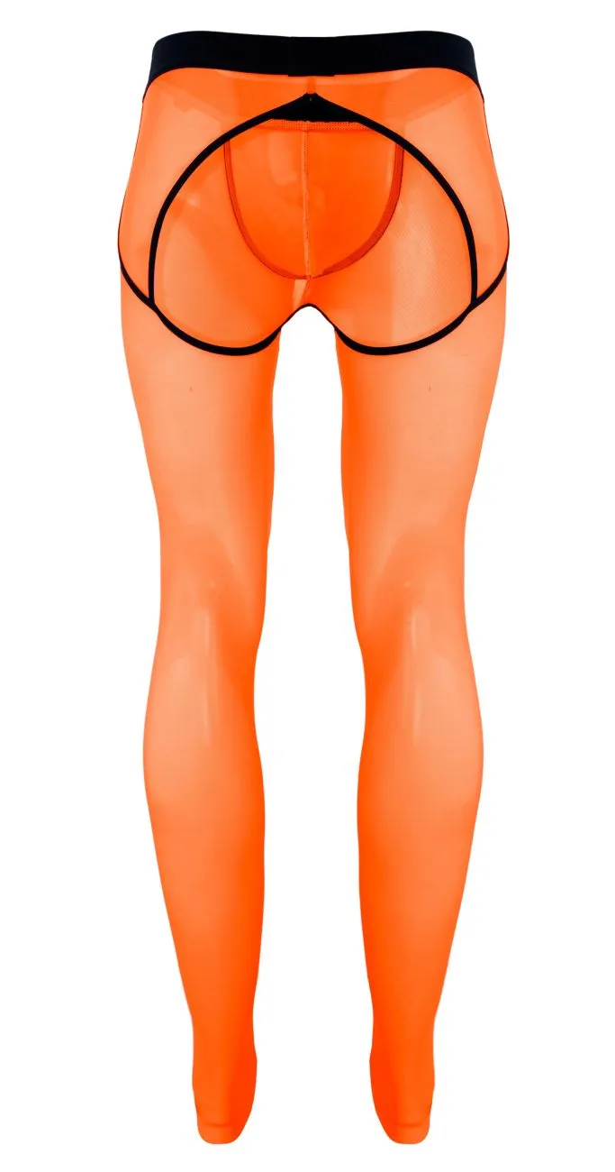 Clothing_Pikante_Mens Underwear Pikante PIK 1271 Sonar Athletic Pants Color Orange