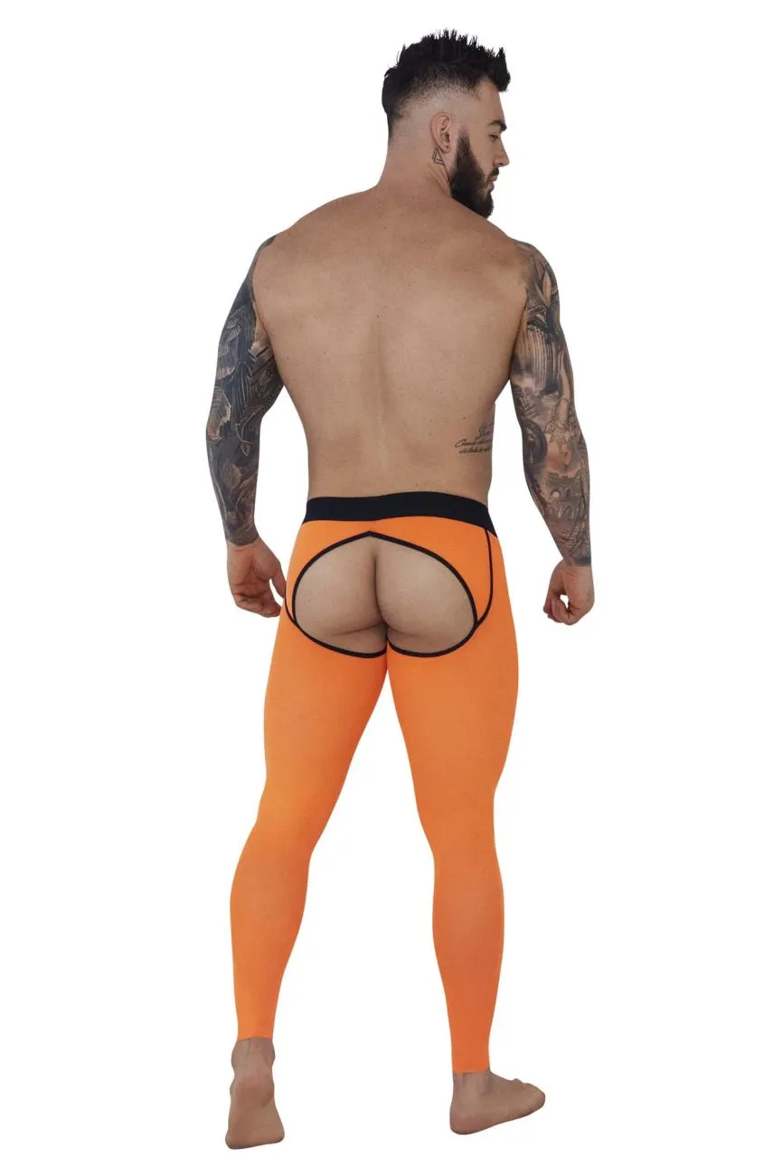 Clothing_Pikante_Mens Underwear Pikante PIK 1271 Sonar Athletic Pants Color Orange