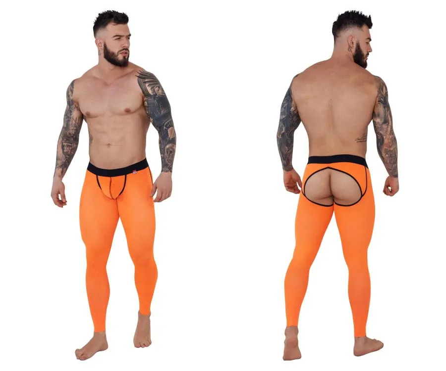 Clothing_Pikante_Mens Underwear Pikante PIK 1271 Sonar Athletic Pants Color Orange